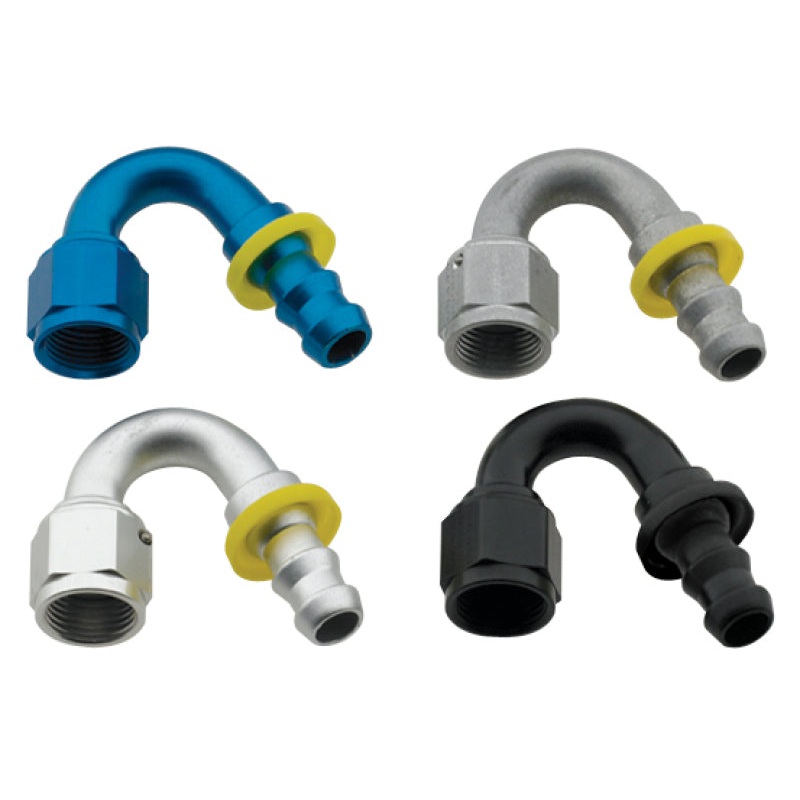 Fragola -10AN Push-Lite End 150 Degree – Blue