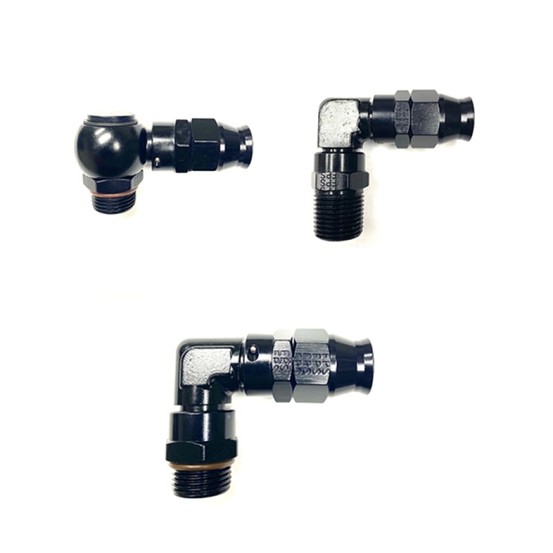 Fragola -6AN 90 Degree Real Street Hose End x 1/8in NPT