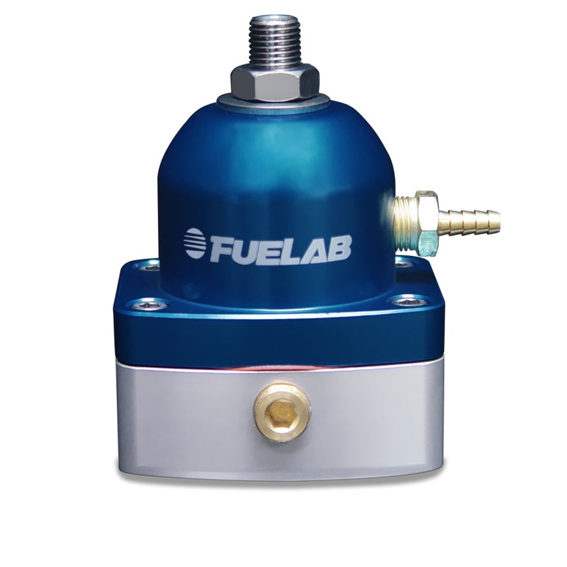 Fuelab 515 EFI Adjustable FPR 25-90 PSI (2) -6AN In (1) -6AN Return – Blue