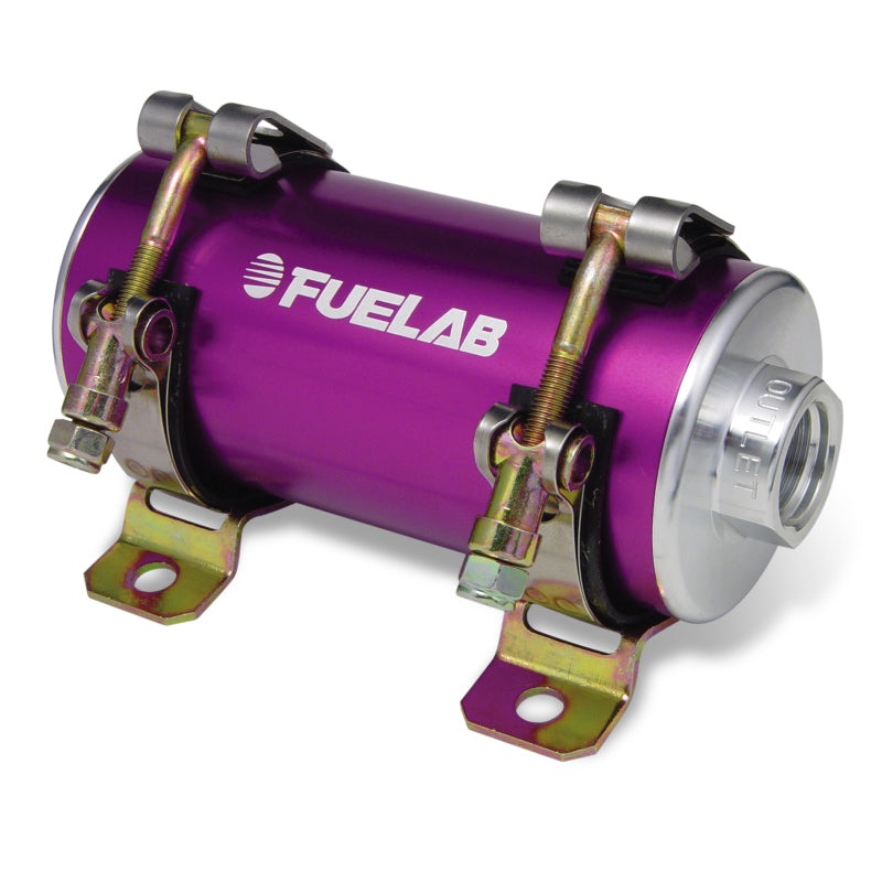 Fuelab Prodigy High Flow Carb In-Line Fuel Pump – 1800 HP – Purple