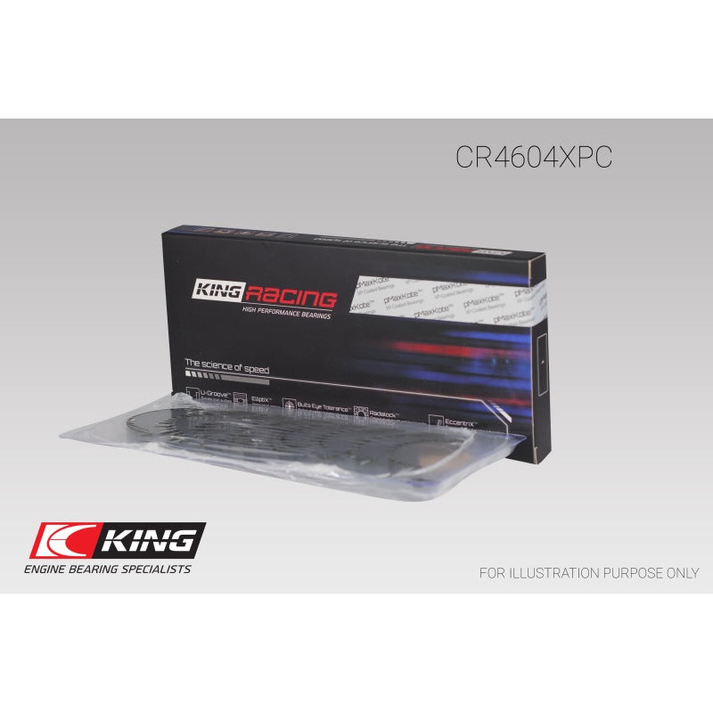 King Ford 2.3L Duratec Mazda L3-VDT MZR Turbo | Size 0.25 pMaxKote Coated Connecting Rod Bearing Set