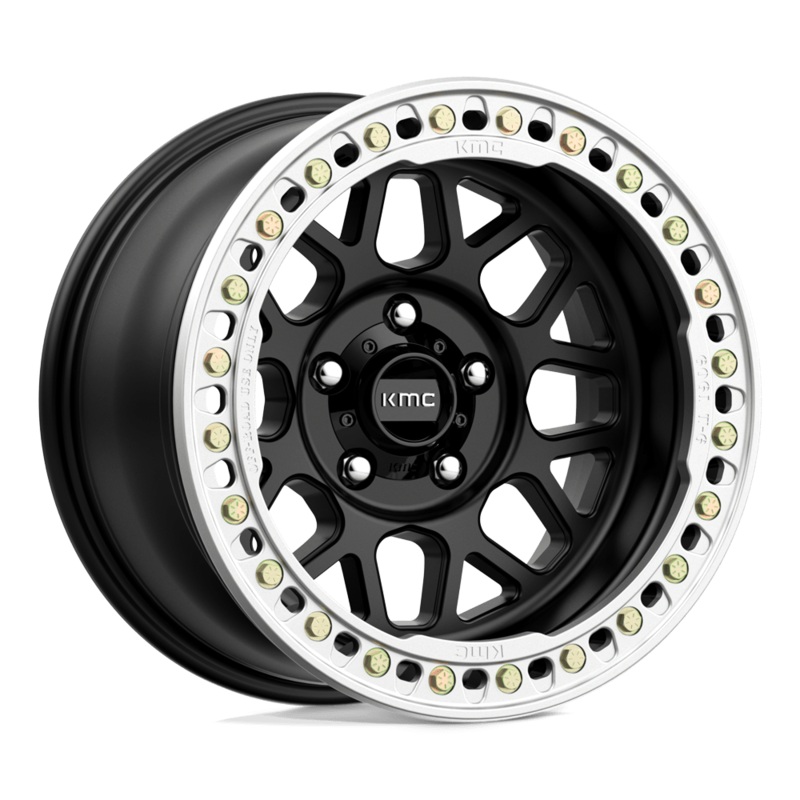 KMC Wheels KM235 Grenade Crawl Beadlock 18″ 8×170 Satin Black