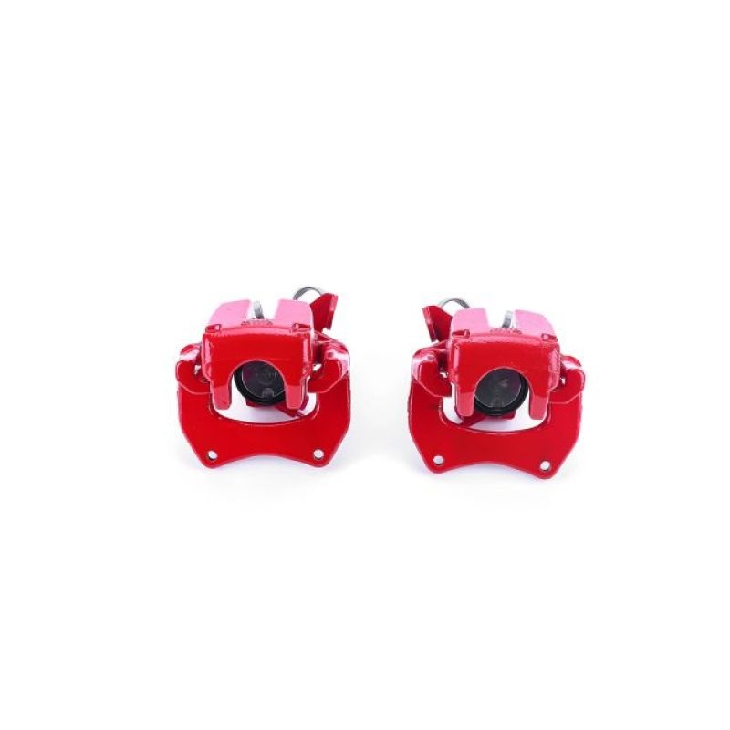 Power Stop 00-04 Audi A6 Quattro Rear Red Calipers w/Brackets – Pair