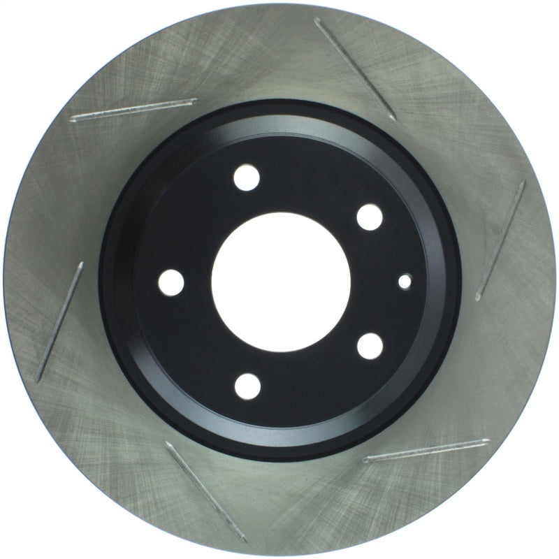 StopTech Power Slot 2003+ Mazda RX8 Slotted Left Rear Rotor – SPORT SUSPENSION ONLY