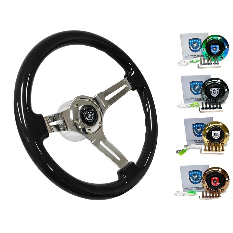 1987-90 Nissan Pulsar Steering Wheel Kit | Black Ash Wood | ST3072