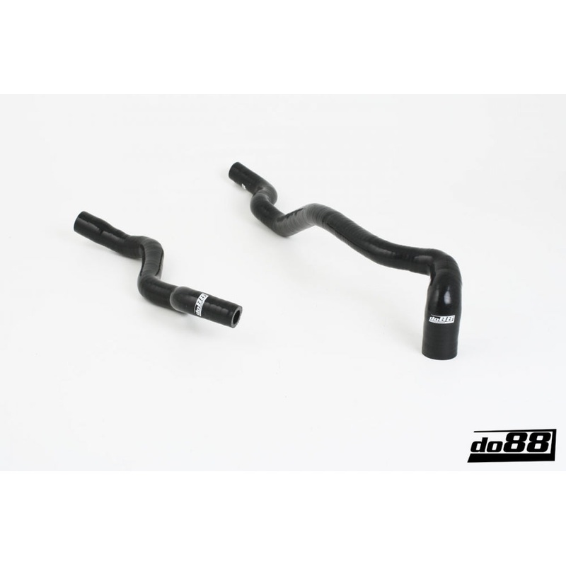 Saab 900 / 9-3 RHD Heater core hoses Black