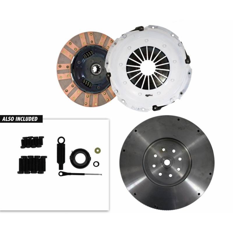 Clutch Masters 01-05 Dodge Ram 2500/3500 5.9L w/NV5600 Trans FXT400 Sprung Ceramic Clutch Kit w/FW