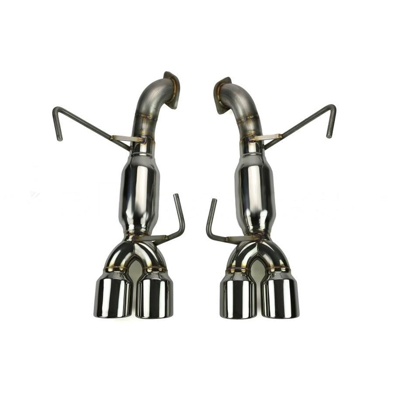 ETS Muffled Stealth Black Tip Axle Back Exhaust – 2022+ WRX