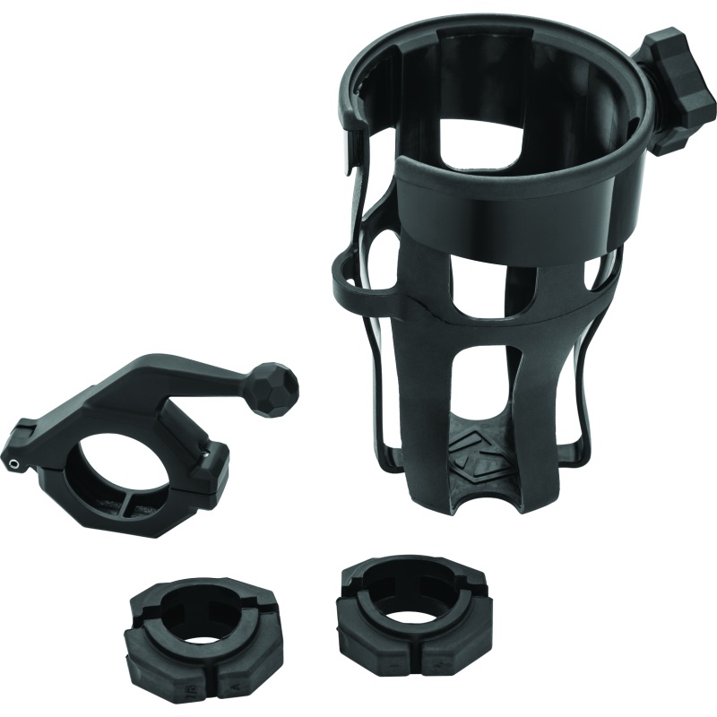 Kuryakyn Universal Reflex Drink Holder With Bar Mount Black