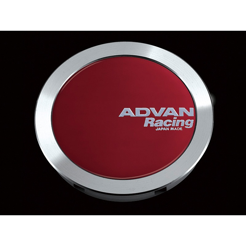 Advan 63mm Full Flat Centercap – Candy Red