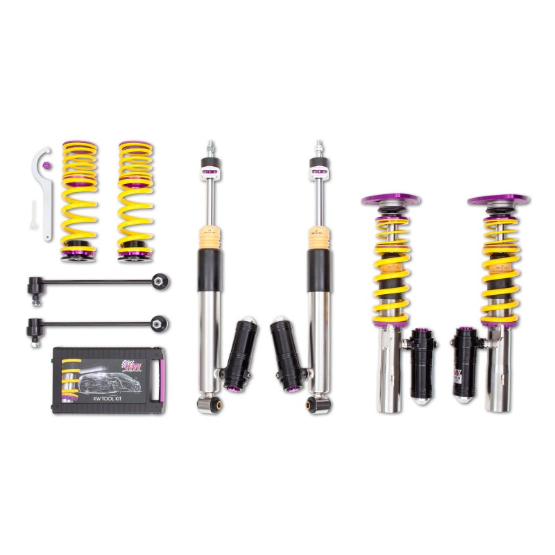 KW Suspension V3 2-Way Clubsport Coilovers – 15-20 Audi A3/S3 / 15-21 Volkswagen Golf R/GTI