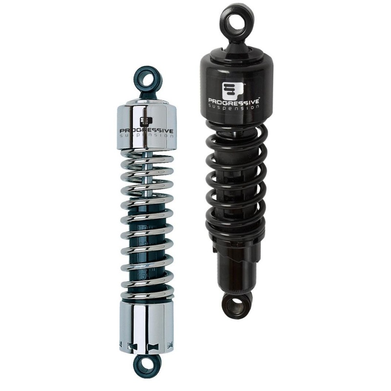 Progressive Harley 412 Series Shocks 12.0in – Black
