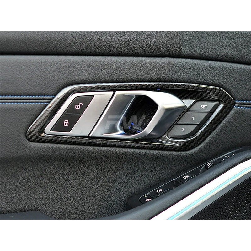 RW Carbon Carbon Fiber Door Handle Trims – BMW / G80 / M3