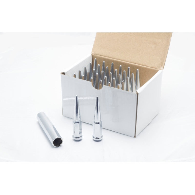 Wheel Mate Spiked Lug Nuts Set of 32 – Chrome 14×1.50