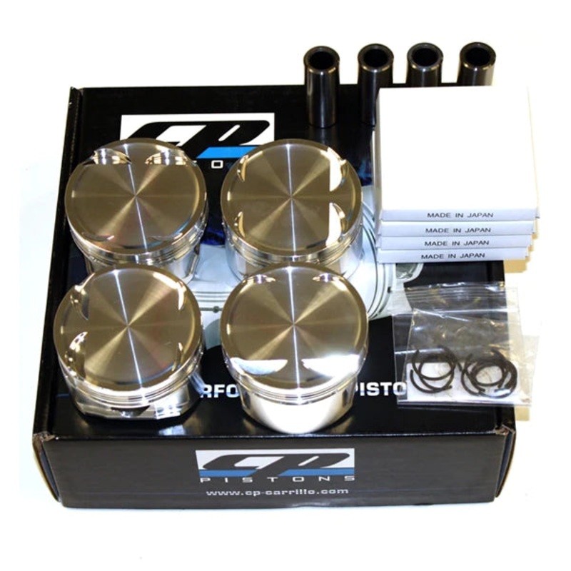 CP Carrillo Pistons Mazda DISI MZR 2.3L 22mm pin 87.5mm 9.5:1
