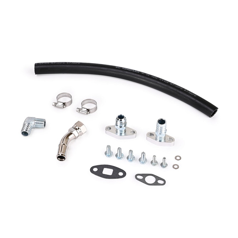 Garrett GT37R GT40R GT42R GT45R GT47R Turbo Oil Return Drain Hose Line Kit