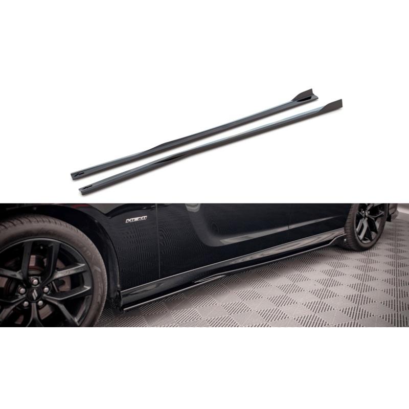 Maxton Design Side Skirts Diffusers – Dodge Charger SRT Mk7 Facelift