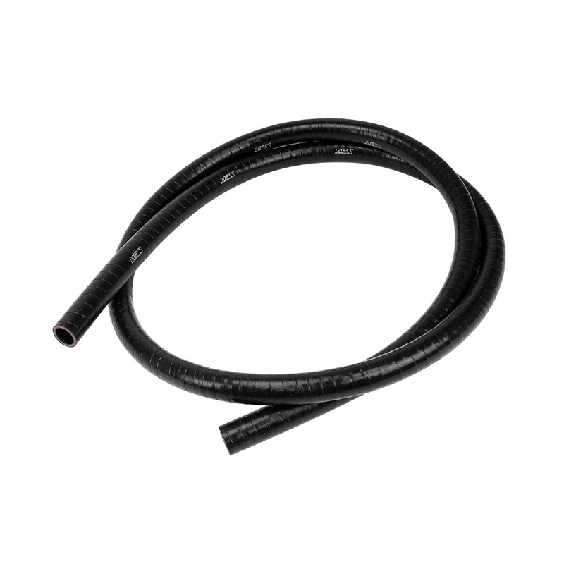 HPS 7/8″ High Temperature Reinforced Silicone Hose | Universal (FKM-087-BLK)