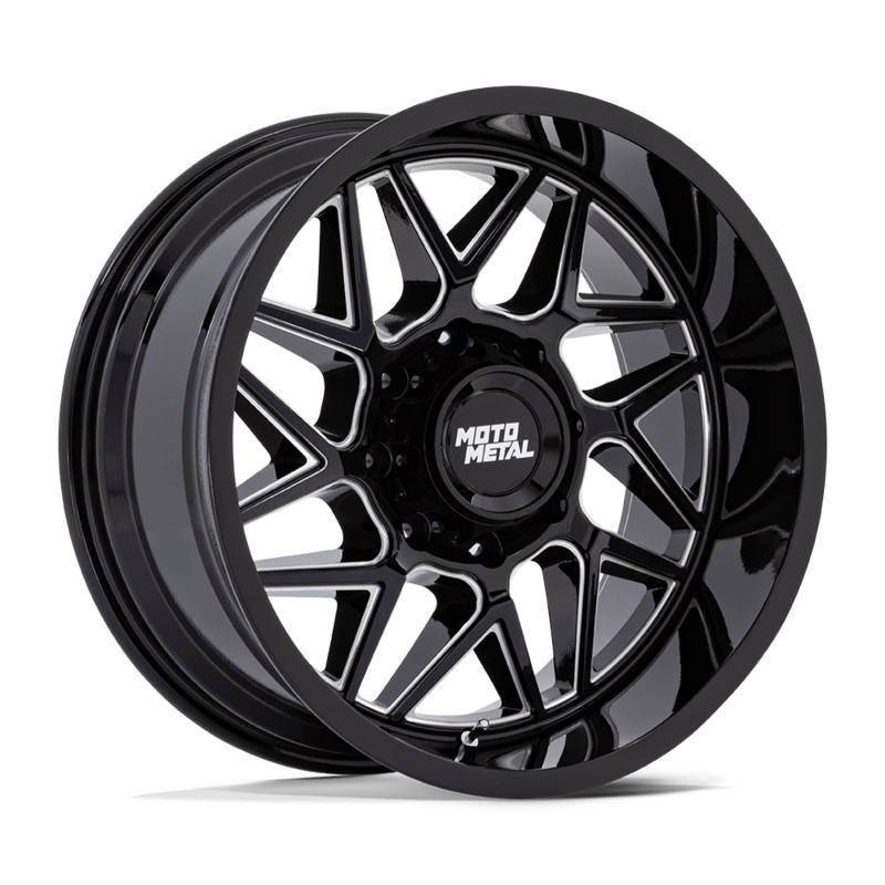 Moto Metal Wheels MO812 Turbine 20″ 8×170 Gloss Black Milled