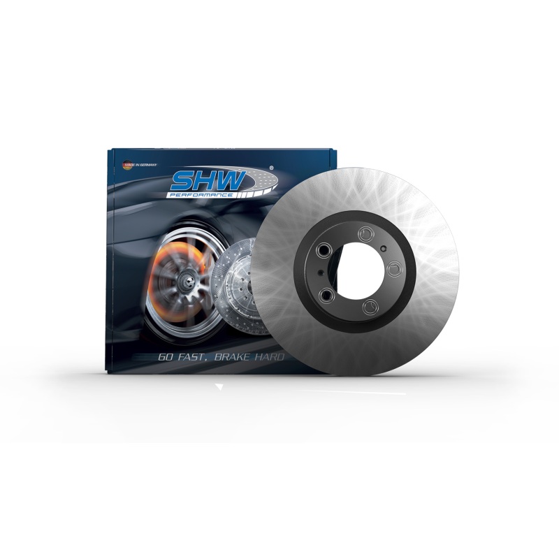 SHW 05-09 Volkswagen Touareg 3.2L/4.2L w/18in Wheels Right Front Smooth MB Brake Rotor (7L8615302)