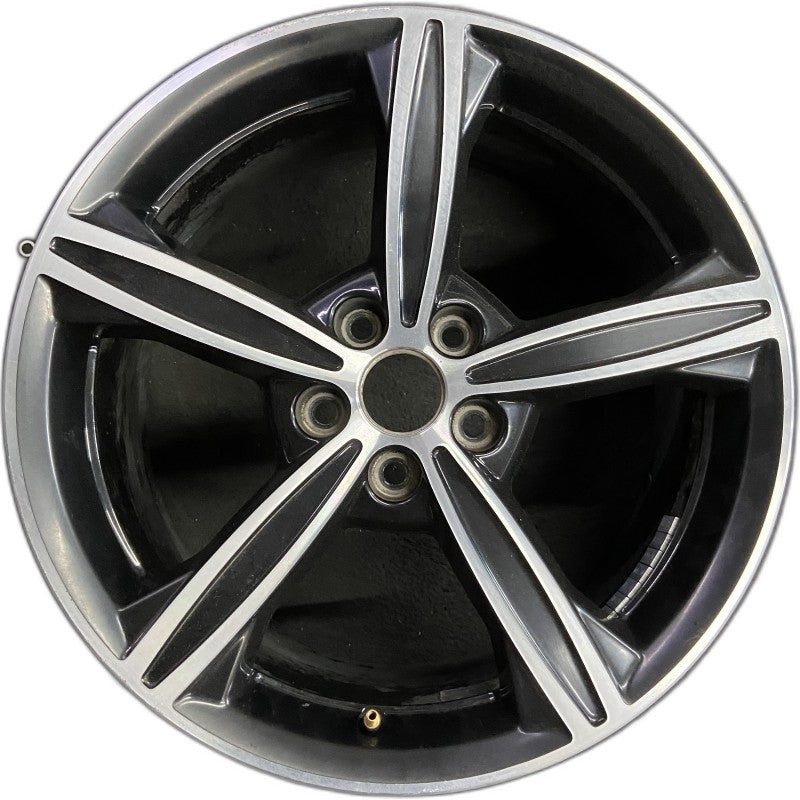 18″ FUSION 15-16 18×8 aluminum 5 spoke machined with black pockets Original OEM Wheel Rim