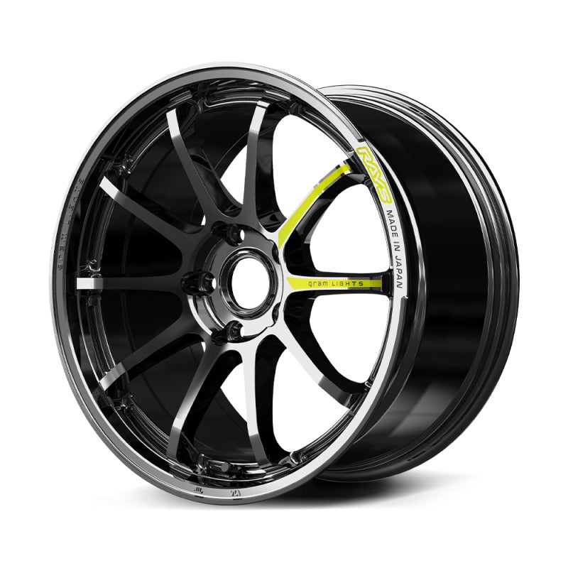 Gram Lights 57NR Limited Edition 19X9.5 +38 5-114.3 Rays Black Metal Coat (RB)