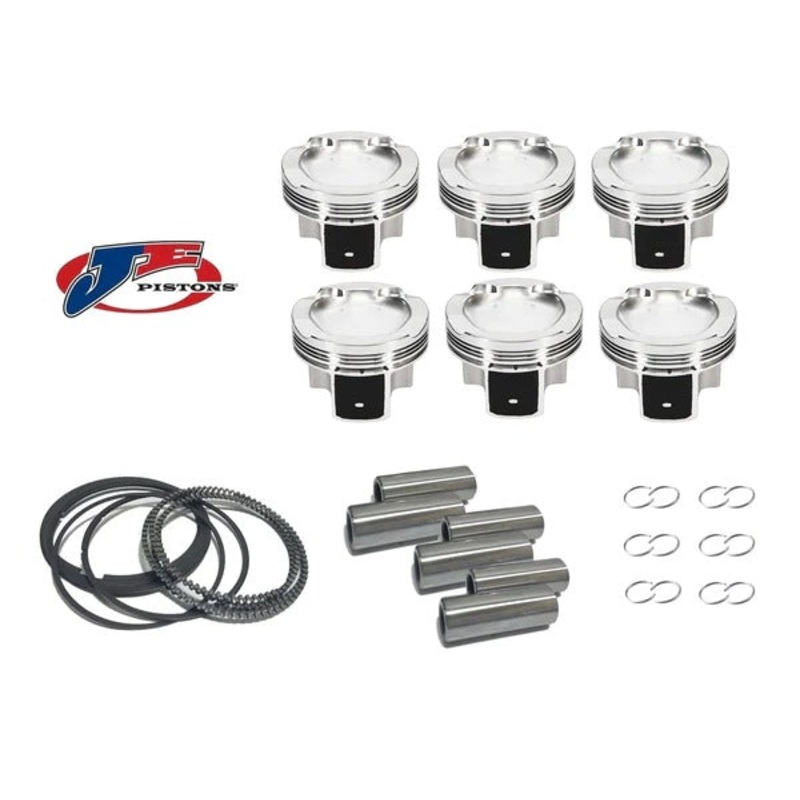 JE Forged Pistons BMW E36 M3 Euro 92-95 3.0L S50B30 21mm Pin 86.25mm +0.25mm -3.4 cc 12.5:1