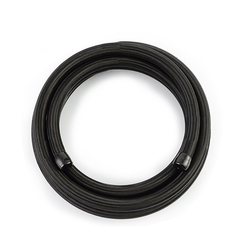 Mishimoto 15Ft Stainless Steel Braided Hose w/ 6AN Fittings Black  Universal | MMSBH-06180-CB