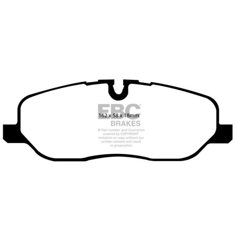 EBC 05-10 Land Rover LR3 4.4 Greenstuff Front Brake Pads