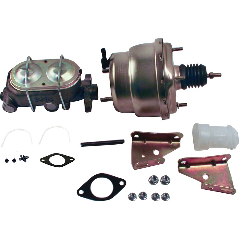 New Booster/Master Cylinder Combo, 7″ Dual Bowl, 1.125″ Bore. A28142
