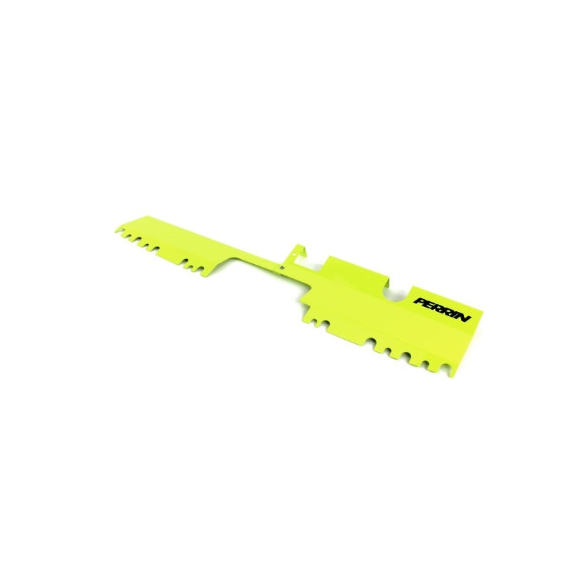 PERRIN 15-21 Subaru WRX/STI Radiator Shroud (With OEM Intake Scoop) – Neon Yellow