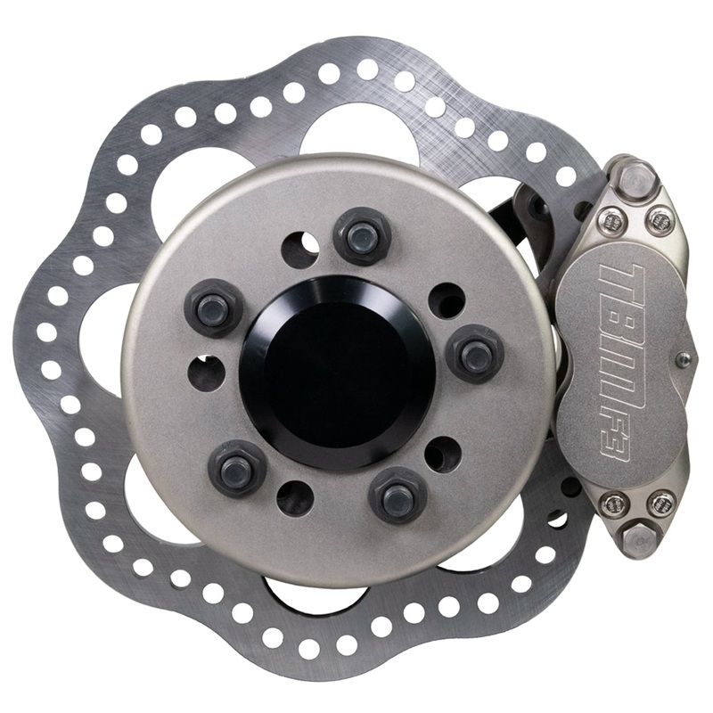 TBM Brakes Rear Drag Brake Kit F3 Calipers (Small Ford Housing Ends) 001-0219