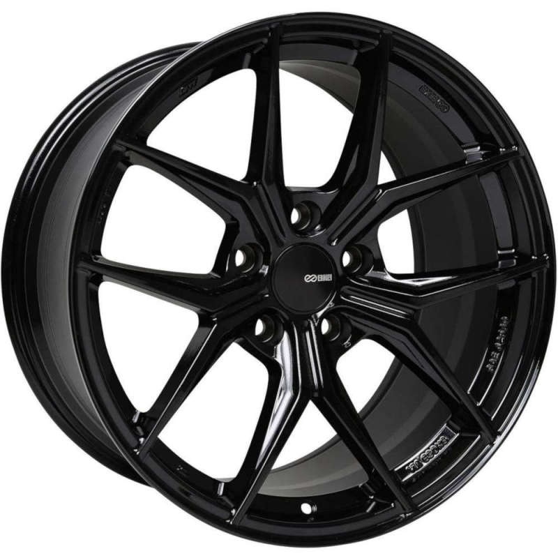 Enkei TSR-X 18×8.5 45mm Offset 5×114.3 ZP 72.6mm Bore Gloss Black Wheel