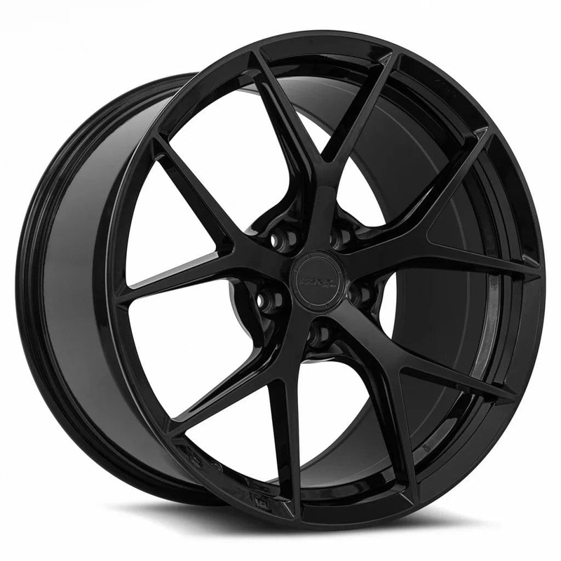 MRR FS6 19″ 5×100 up to 5×120.7 Gloss Black (Custom Drilled)