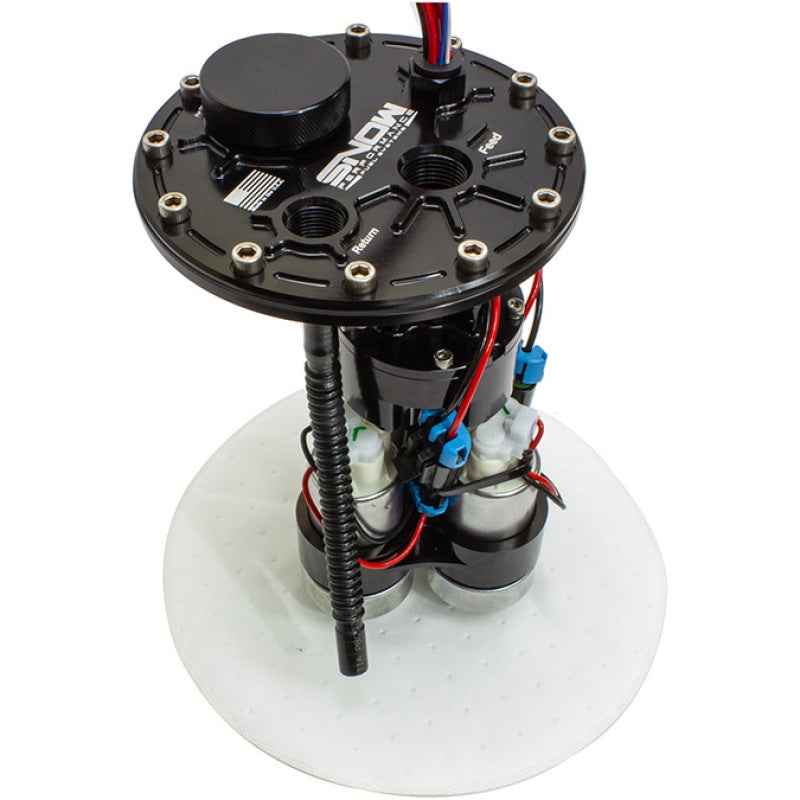 Snow Universal 15-20 Gal 9.72in Tank Depth Max Flow Multi Pump Fuel Hat – Triple Pump