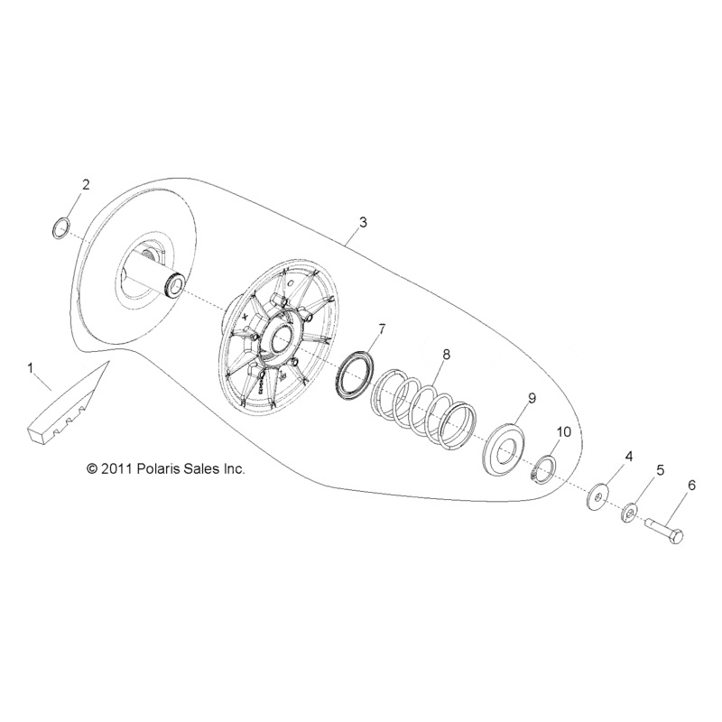 Spring, Compression 2.70 Od Bl by Polaris