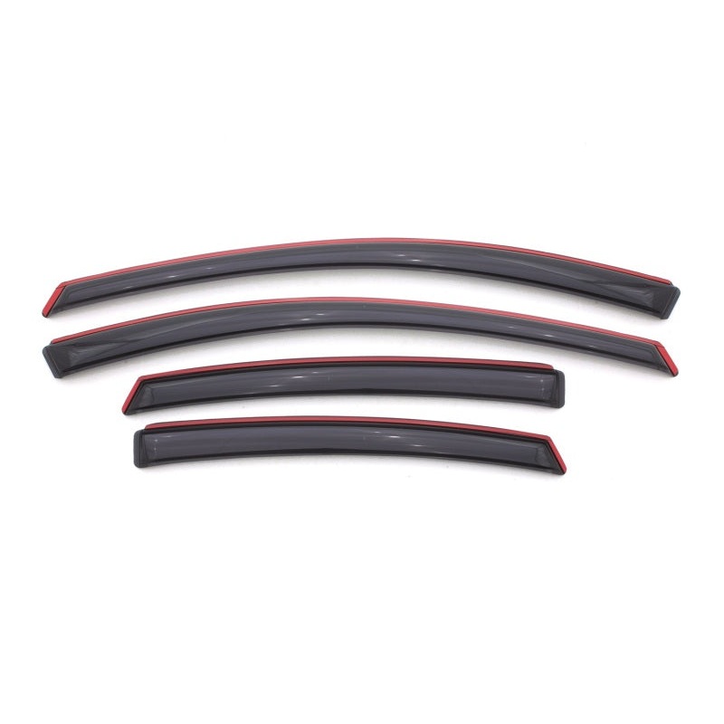 AVS 13-16 Dodge Dart Ventvisor In-Channel Front & Rear Window Deflectors 4pc – Smoke
