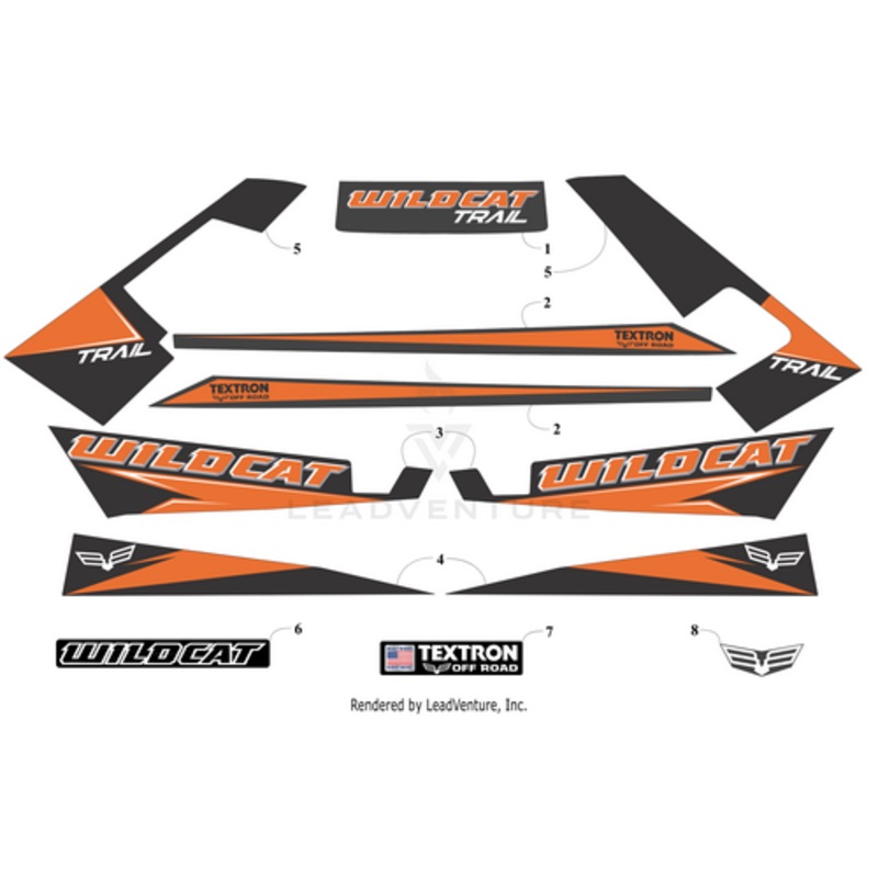 Pillar Decal-Left (Trail) by Arctic Cat