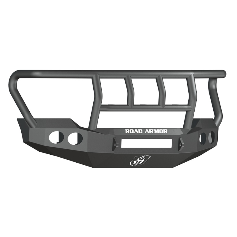 Road Armor 11-16 Ford F-250 Stealth Front Bumper w/Titan II Guard Standard Flare – Tex Blk