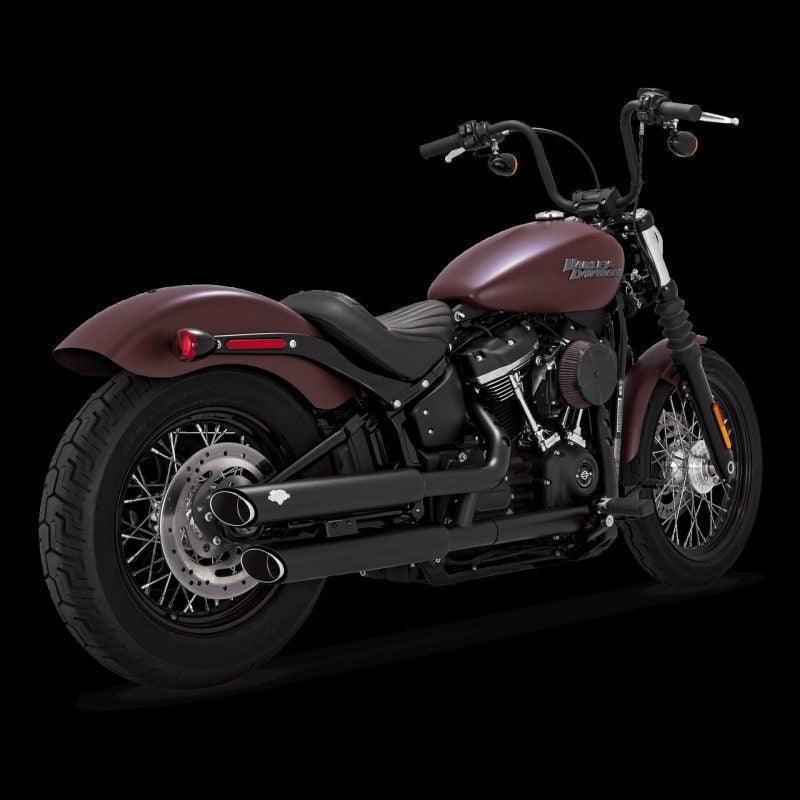 Vance & Hines 18-22 Harley Davidson Softail Twin Slash S/OS PCX Slip-On Exhaust – Black
