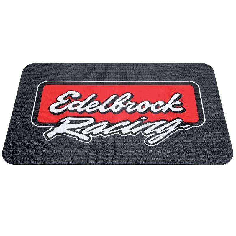 Edelbrock Racing Fender Cover – PVC Foam Mat – 2 Color Printed Edelbrock Racing Logo
