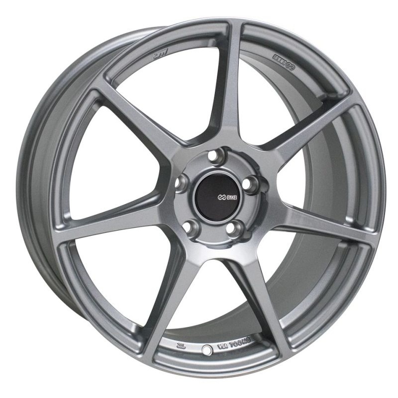 Enkei TFR 17×8 5×114.3 35mm Offset 72.6 Bore Diameter Storm Gray Wheel
