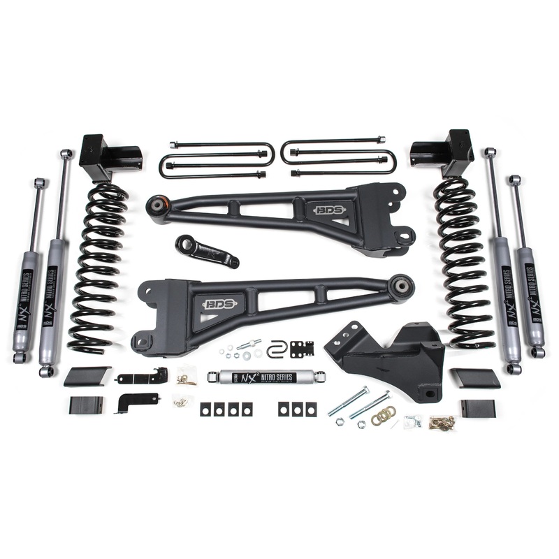 BDS 5in. Radius Arm Lift Kit, 2023 – 2024 Ford Superduty F250 / F350 with 6.7L Powerstroke Diesel