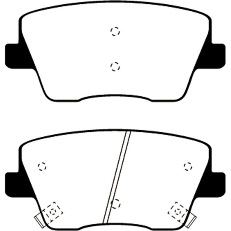 EBC 2019+ Hyundai Veloster N (2nd Gen) 2.0L Turbo Yellowstuff Rear Brake Pads