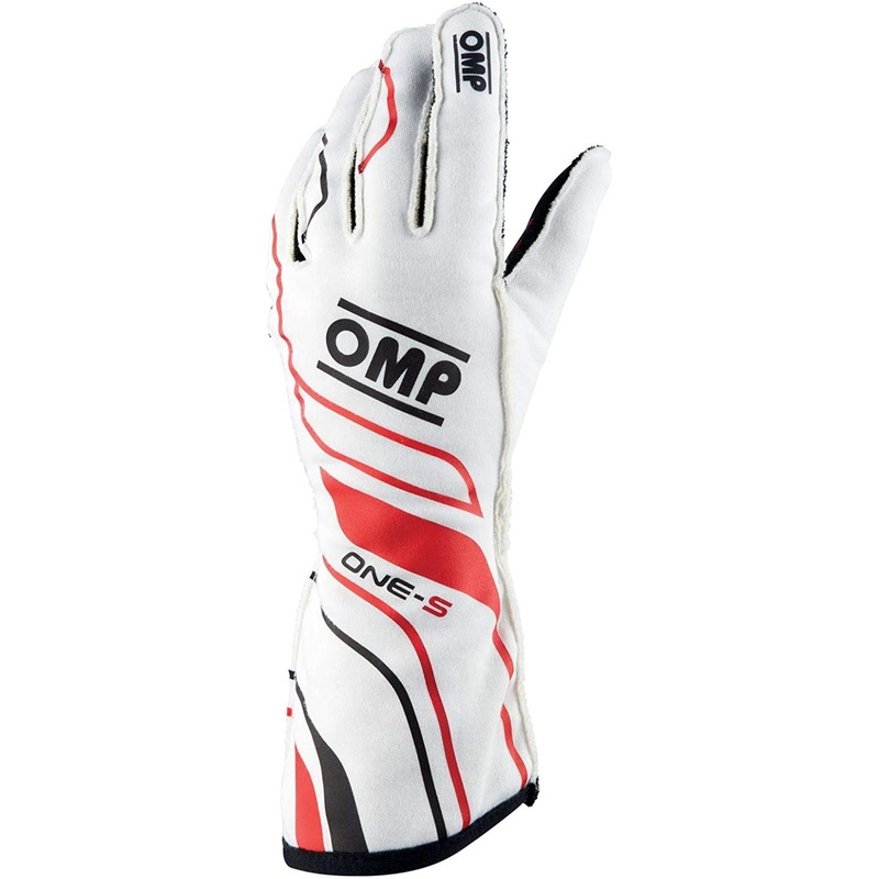 OMP One-S Gloves (FIA 8556-2018) – White | Size XXL