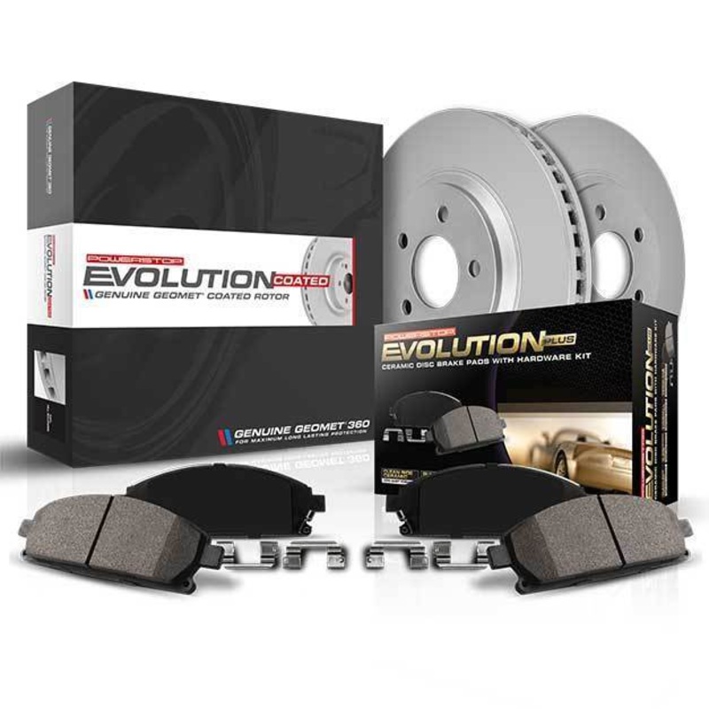 Power Stop Z17 Evolution Coated Brake Kit – Rear | Multiple Subaru Fitments (CRK6107)