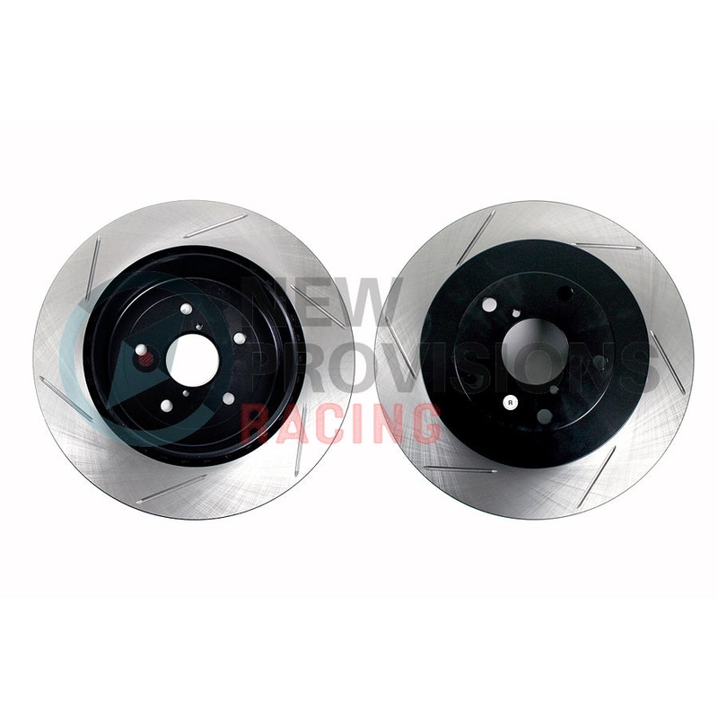 StopTech Slotted Sport Brake Rotor Rear Pair – 05-07 STI