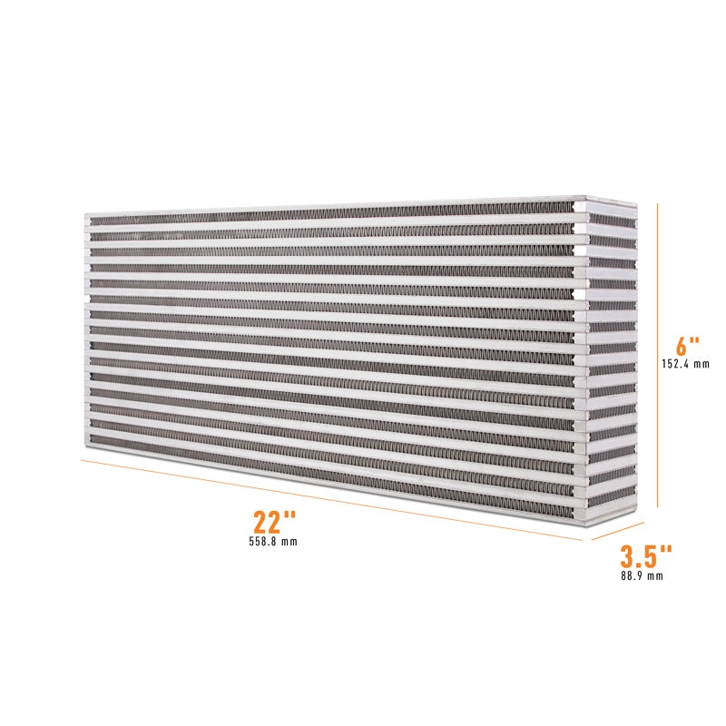 Mishimoto Universal Air-to-Air Intercooler Core – 22in / 6in / 3.5in