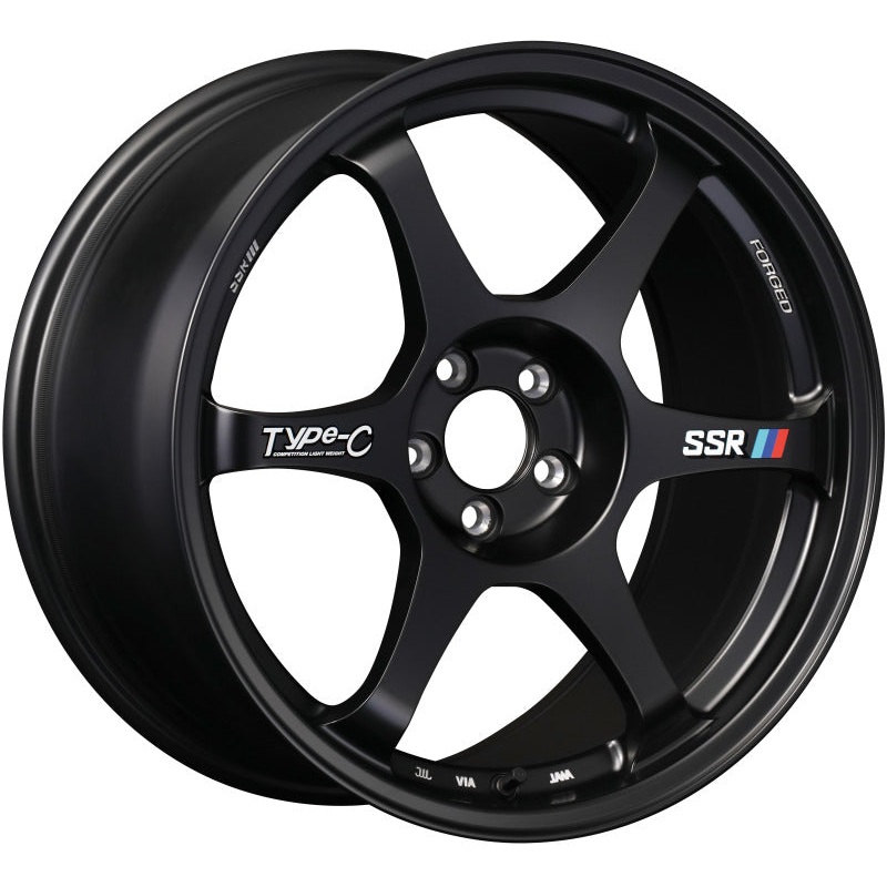 SSR Type-C Forged 18×8.5 +44 5/114.3 – Sprint Black Wheel