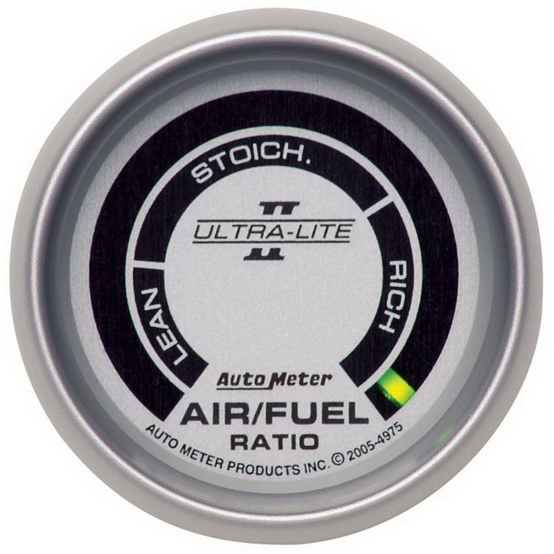 Autometer Ultra-Lite II 2 1/16in Air/Fuel Ratio-Narrowband Lean-Rich LED Array Gauge Universal | 4975